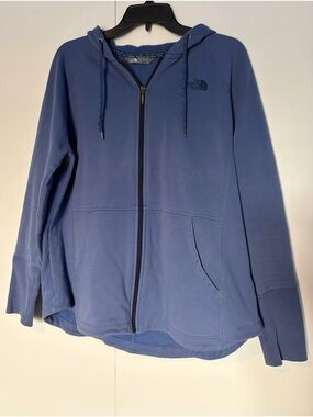 The North Face Women's Slate Blue Full-Zip Hoodie Jacket